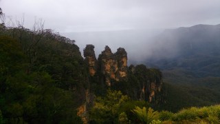 Three Sisters Rock Formation