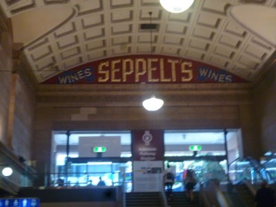 Adelaide Railway Station - Sepelt's Wines