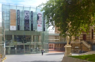 Outside the State Library