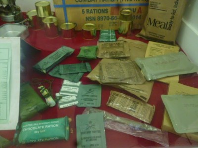 Army Ration Display