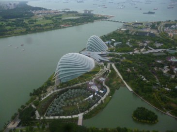 Skydeck View - Flower Domes