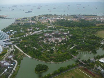 Skydeck View - Gardens by the Bay