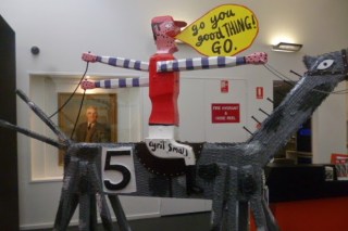 WAG - Jockey Sculpture