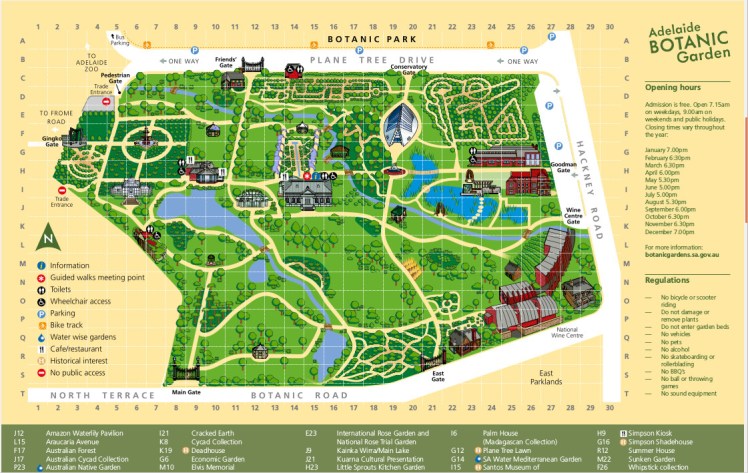 (pic - Story) Adelaide Gardens - Map